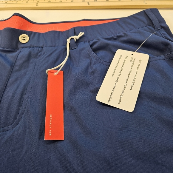 Redvanly NWT Pants Mens XXLARGE Kent Pull-on Olympic Blue Golf Golfing Golfer - Picture 4 of 9